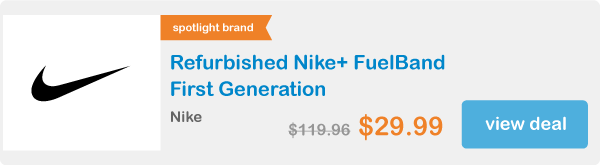 Refurbished Nike+ FuelBand First Generation $29.99