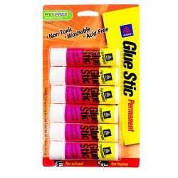 Avery Permanent Glue Sticks (6 ct) $2.88