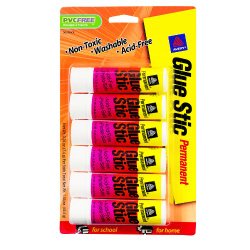 Avery Permanent Glue Sticks (6 ct) $2.88 Avery Permanent Glue Sticks (6 ct) $2.88