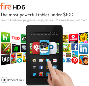 Get the Kindle Fire HD 6 (5 different colors!!) for only $69.99!