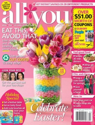 All You on Discount Mags | $19.99 for TWO Years!