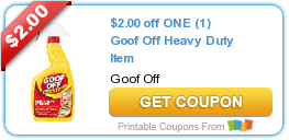 Coupons: Goof Off, Nature’s Harvest, and Duncan Hines