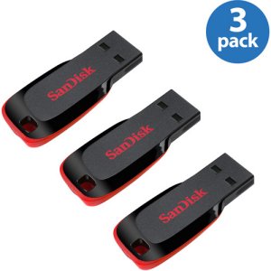 SanDisk 3-pack USB Flash Drive Only $12.99!