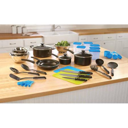 Mainstays 40-Piece Aluminum Essential Kitchen Set—$19.97