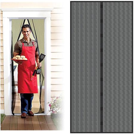 Trademark Home Auto Open and Close Magnetic Screen Door