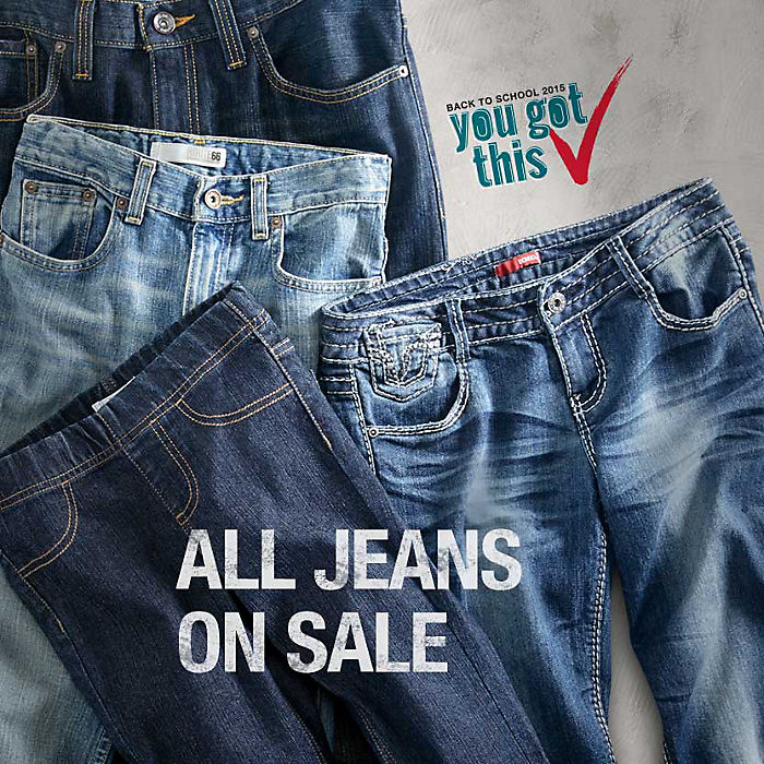 Jeans for the Family From $10!