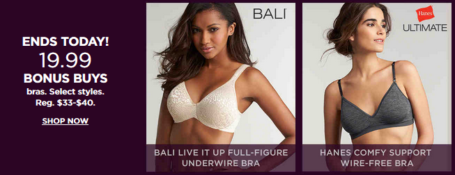 Kohls 30% off code! Stacking Codes! Earn Kohl’s Cash! Free shipping! HOT Bra deals – end today!