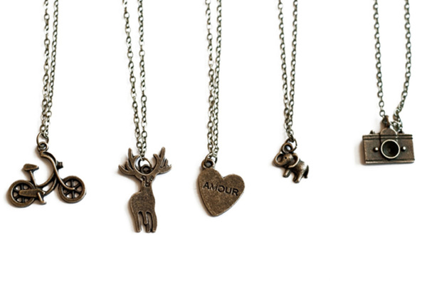 Metal Charm Necklaces – Just $4.99!