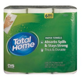 CVS: Total Home Paper Towels or Bath Tissue Only $3.33 per 6 or 9 Roll Pack!