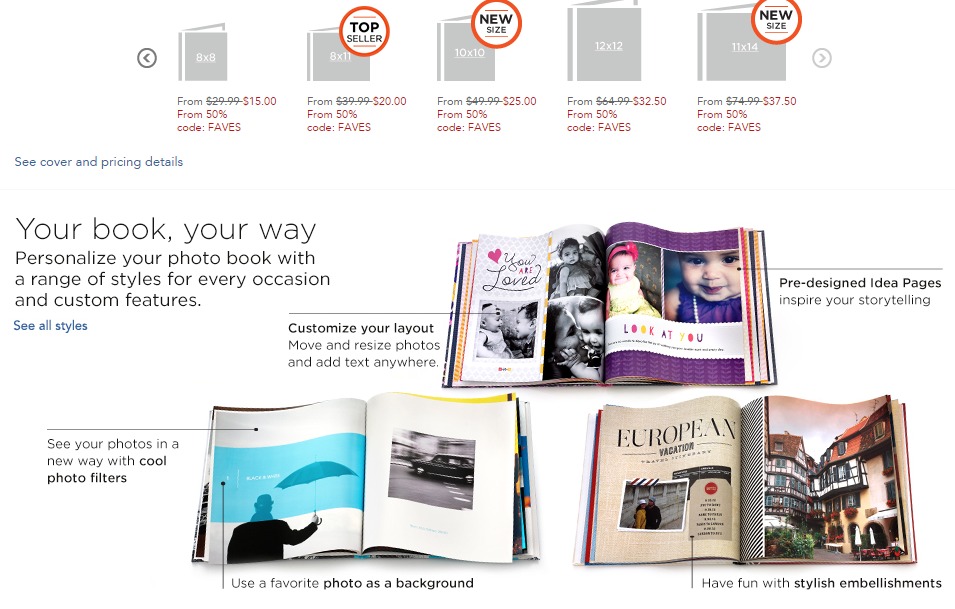 50% Off Shutterfly Photo Books | From $15!