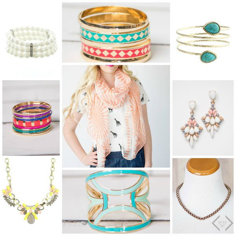Scarf and Jewelry Grab Bag Only $12.95 Shipped! (4 Pieces)