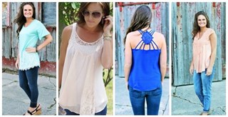 $9.99 – Crochet/Lace Clearance – 12 Styles!