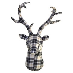 Plaid is the color of Fall this year! Check out this Plaid Stag Head!