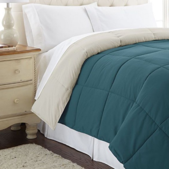 Ready for cool weather? Down-Alternative Reversible Comforters just $19.99