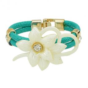 Flower Double Band Bracelet $9.99 Flower Double Band Bracelet $9.99