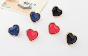 Petite Heart Earrings $4.99 + Free Shipping