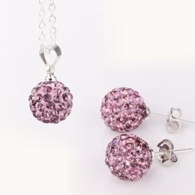 Shamballa Jeweled Necklace Or Earrings $2.55 + Free Shipping