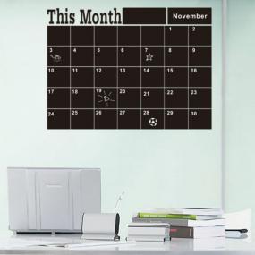 $11.04 Vinyl Wall Chalkboard Calendar