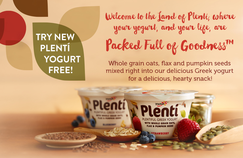 FREE Plenti Yogurt Coupon!