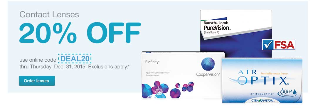 20% off Contacts + Free Shipping From Walgreens!