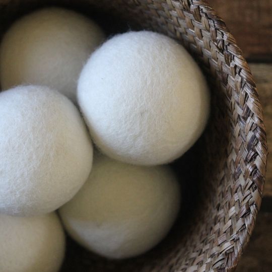 Save money on laundry – 100% Wool Dryer Balls 4-Pack $10.99