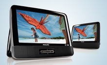 Philips 9″ Single- or Dual-Screen Portable DVD Player (Refurbished) $29.99