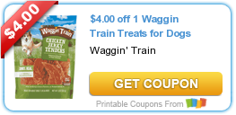 Coupons: Waggin’ Train, Alpo, Mighty Dog, and Purina