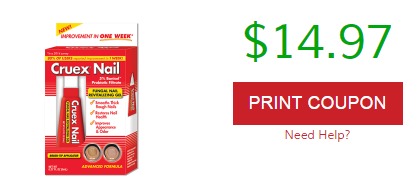 *HOT* Printable $14.97 Cruex Fungal Nail Treatment Coupon | FREE at Walmart!