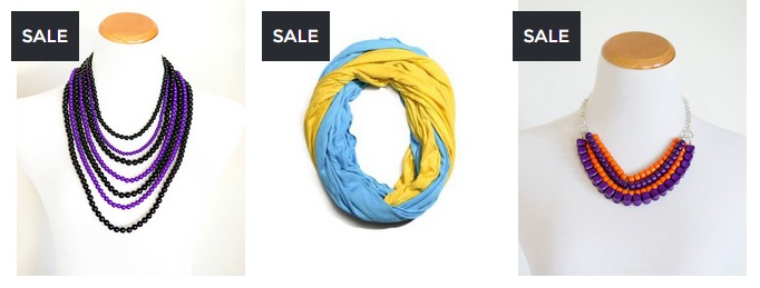 Game Day Infinity Scarves and Necklaces Only $7.95 Shipped!
