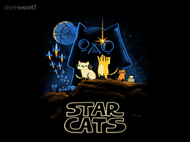 Star Cats Tee – $7.00!