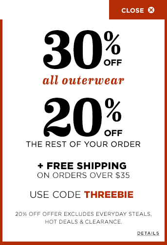 30% Off Old Navy Outerwear + Free Shipping on $35! (Plus 20% Off the Rest of Your Order)