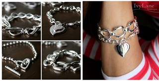 $9.99 – 925 Sterling Silver Bracelets – 13 Styles!