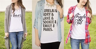 $14.99 – Layering Graphic Tees – 7 Great Prints – Perfect for Fall!