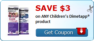 High Value Children’s Medicine Coupons | $1.99 at the Pharmacies!