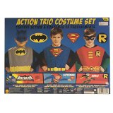DC Comics Boys Action Trio Superhero Costume Set – $14.93!