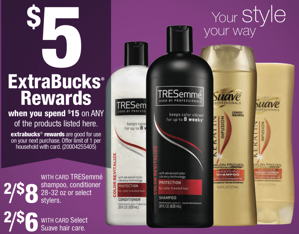 CVS: Tressemme Shampoo and Conditioner Only 25¢ Sunday ONLY!