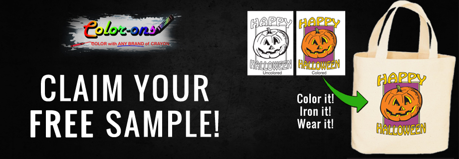 FREE Color-ons Iron Halloween Transfer!