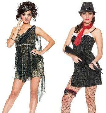 Women’s S/M Vixen Poison Ivy or Sassy Gangster Costumes From $10.99!