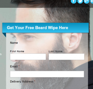 Free Beard Wipes Sample