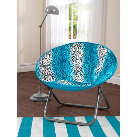 Teal or Purple Cheetah Print Fur Saucer Chair—$15.81! Teal or Purple Cheetah Print Fur Saucer Chair—$15.81!