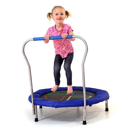 Bounce-N-Learn 36″ Round Min Trampoline Bouncer Just $29.99!