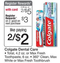 WALGREENS: Colgate Toothpaste Money Maker!