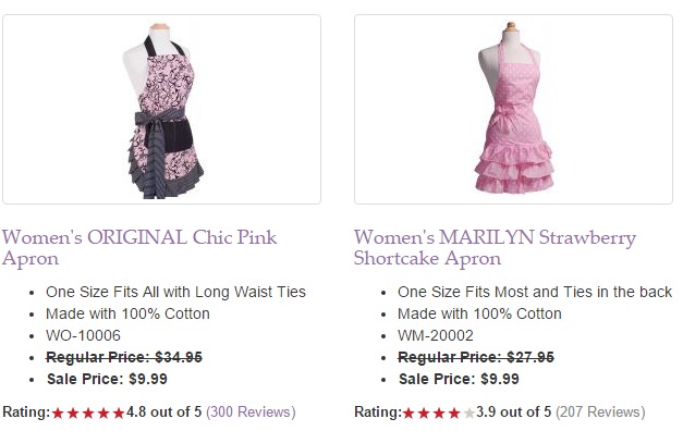 Flirty Aprons Chic Pink or Strawberry Shortcake—$9.99 Shipped!
