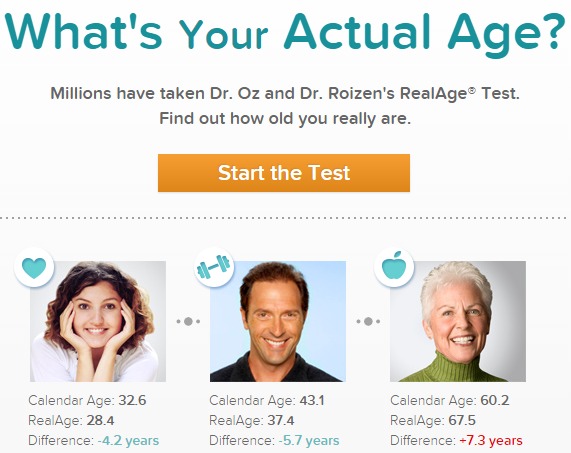 How Old Are You REALLY? Take the Real Age Test to Find Out! How Old Are You REALLY? Take the Real Age Test to Find Out!