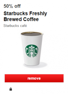 50% Off Coffee at Target Starbucks Locations!