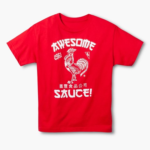 Boys’ Sriracha Awesome Sauce T-shirt Just $4.50!