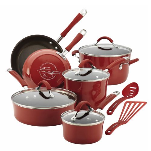 Rachael Ray Cucina 12-pc. Hard-Enamel Nonstick Cookware Set—$44.99 After Rebate and Kohl’s Cash!!