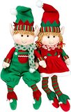 Elf Plush Christmas Stuffed Toys- 18″ Boy and Girl Elves Set of 2 – $17.99!