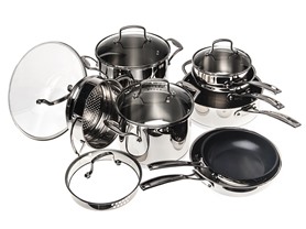 Cuisinart 13Pc Classic Induction Stainless Steel Cookware Set – $149.99!