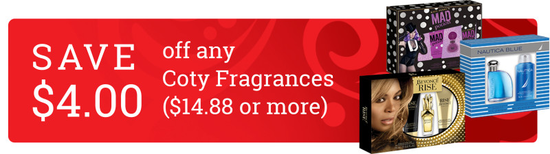 LOTS of $4 Coupons for Coty Fragrances + Ibotta Rebates!